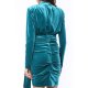  TGH DRAPERY VELVET MINI DRESS