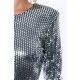 TGH ROCHIE MINI DISCO BALL CU UMERI INALTI