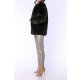 TGH RETRO OPEN FRONT FAUX FUR SHORT COAT