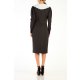 TGH VICTORIAN COLLAR MIDI DRESS