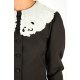 TGH VICTORIAN COLLAR MIDI DRESS