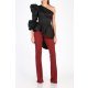 CARLA LATEST ONE SHOULDER ASYMMETRIC RUFFLE BLOUSE