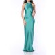 TGH MIDNIGHT ELEGANCE CUT-OUT BACK SATIN MAXI DRESS