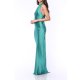 TGH MIDNIGHT ELEGANCE CUT-OUT BACK SATIN MAXI DRESS