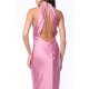 TGH MIDNIGHT ELEGANCE CUT-OUT BACK SATIN MAXI DRESS