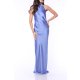 TGH MIDNIGHT ELEGANCE CUT-OUT BACK SATIN MAXI DRESS