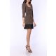 TGH CLASSY GOLDEN VIBES PLEATED MINI DRESS