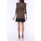 TGH CLASSY GOLDEN VIBES PLEATED MINI DRESS