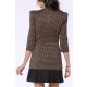 TGH CLASSY GOLDEN VIBES PLEATED MINI DRESS