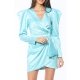 TGH ROCHIE MINI DIN SATIN EVENT CU MANECI LUNGI BUFANTE