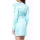 TGH ROCHIE MINI DIN SATIN EVENT CU MANECI LUNGI BUFANTE