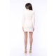 TGH ROCHIE MINI CU TOP STIL CORSET SI UMERI INALTI