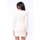 TGH ROCHIE MINI CU TOP STIL CORSET SI UMERI INALTI