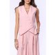 TGH ASYMMETRIC CLOSURE SUIT VEST