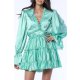 TGH ALL OVER RUFFLES CUT-OUT BACK MINI DRESS