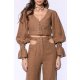 TGH LINO SUNSHINE PUFFED SLEEVES CROP TOP