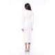 TGH ROCHIE MIDI PRINCESS LIKE CU UMERI INALTI SI CORSET