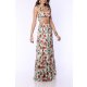 TGH FLORAL PRINT RUFFLES CROP TOP