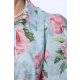 TGH ROCHIE MIDI GARDEN RADIANCE CU PRINT FLORAL SI VOLAN