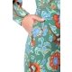 TGH SALOPETA OFF-SHOULDERS CU PANTALONI LARGI SI IMPRIMEU FOREST