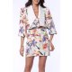 TGH LINO ROCHIE MINI FLORAL PASTEL CU GULER ASCUTIT