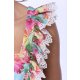 TGH LINO ENCHANTED BLOOMS LACE TRIM CROP TOP