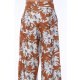 TGH LINO FLORAL PRINT CULOTTES PANTS