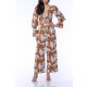 TGH LINO FLORAL PRINT CULOTTES PANTS