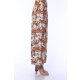 TGH LINO FLORAL PRINT CULOTTES PANTS