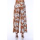 TGH LINO FLORAL PRINT CULOTTES PANTS