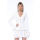 TGH ROCHIE MINI LIKE A LADY CU NASTURI BIJUTERIE