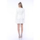 TGH ROCHIE MINI LIKE A LADY CU NASTURI BIJUTERIE