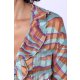 TGH TOP SCURT ANIMAL PRINT CU VOLANE