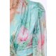 TGH AQUA ROSE CROPPED MAXI DRESS
