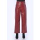 TGH PANTALONI DIN PIELE CRANBERRY CRUSH 