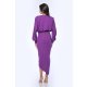 TGH ROCHIE MIDI  BLACKBERRY SHADE