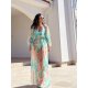 TGH BEACH ESQUIZE MULTICOLOR MAXI DRESS