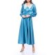 TGH ROCHIE MIDI DIN SATIN SPECTACULAR CU GULER MACRAME