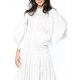 TGH LINO ROCHIE MIDI CU TALIE JOASA SI VOLANE