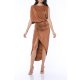 TGH ROCHIE MIDI CINNAMON