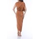 TGH ROCHIE MIDI CINNAMON