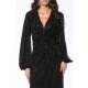 TGH ROCHIE MIDI SPARKLING NOIR