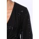 TGH ROCHIE MIDI SPARKLING NOIR