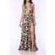 TGH ANIMAL PRINT RING BEACH MAXI DRESS