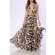 TGH ANIMAL PRINT RING BEACH MAXI DRESS