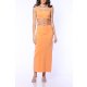 TGH CRISS-CROSS WAIST SUMMER MAXI SKIRT