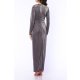 TGH SHINY CRIS-CROSS FRONT MAXI DRESS