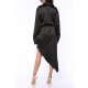 TGH ROCHIE-CAMASA MIDI ASIMETRICA DIN SATIN