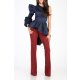 CARLA TAILORED HIGH-WAIST FLARED PANTS