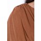 TGH MIDI DRESS CINNAMON